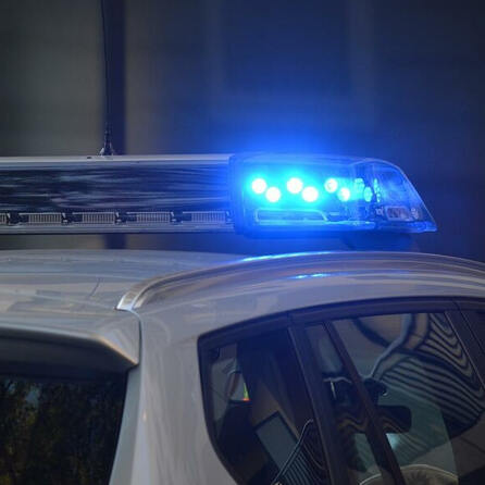 Großeinsatz der Polizei in Lauingen