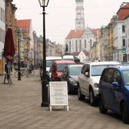 Verkehrsversuch gestartet: Feiermeile in Augsburg ist jetzt Fußgängerzone