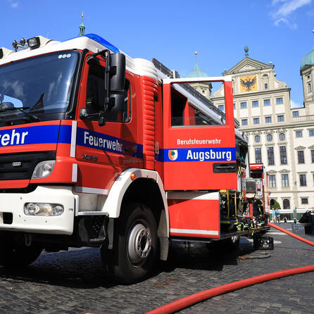 Feuer in der Fußgängerzone Augsburg: Eine Mehrfachsteckdose war's