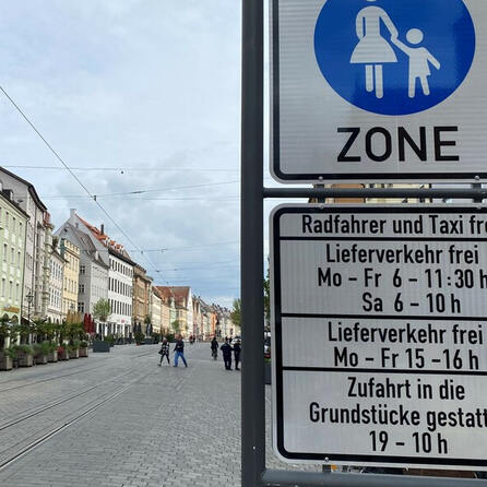 Gericht stoppt die Fußgängerzone in der Maxstraße Augsburg