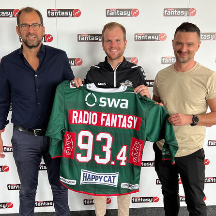 Augsburger Panther und Radio Fantasy setzen Medienpartnerschaft fort
