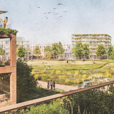 "Weltwiese" - Das ist das neue Wohnviertel in Augsburg mit 1.200 Apartments