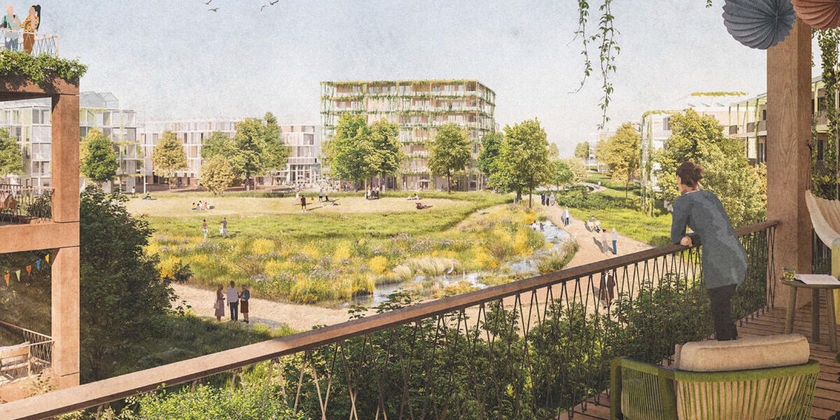 "Weltwiese" - Das ist das neue Wohnviertel in Augsburg mit 1.200 Apartments