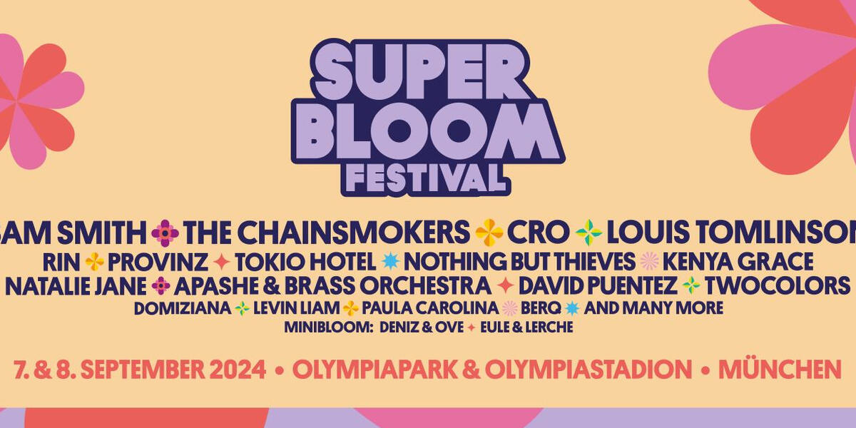 SUPERBLOOM 2024: Die ersten Star-Acts stehen fest!