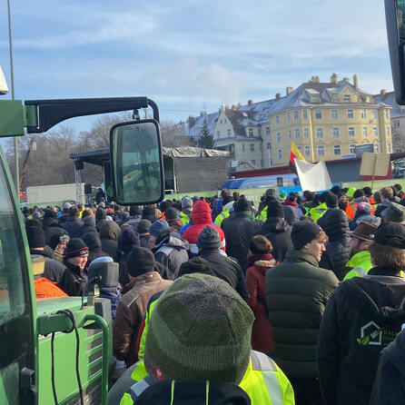 Bauernprotest in Augsburg: Alles blieb friedlich, keine besonderen Vorkommnisse