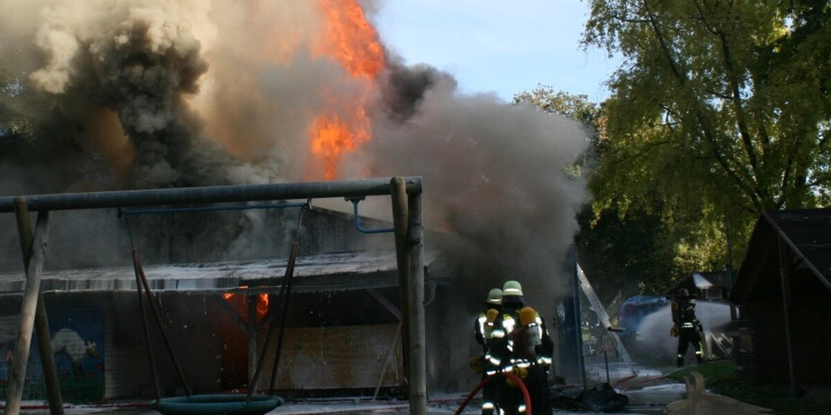 Großbrand Nördlingen: Eventuell von Fünfjährigem ausgelöst