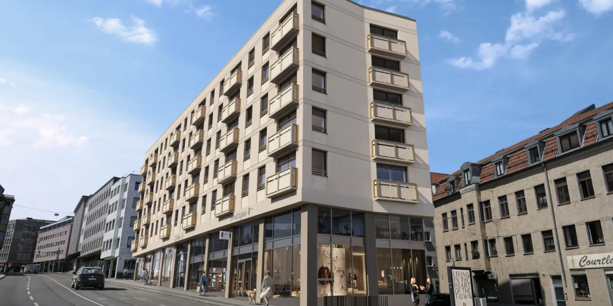 "Leonsheart" ist bald fertig - Aus Augsburger Geisterhaus wird modernes Wohngebäude