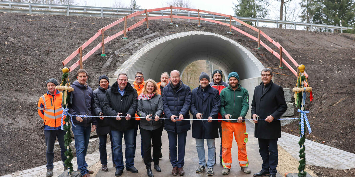 Neue Radwegunterführung bei Horgau-Bahnhof ist fertig