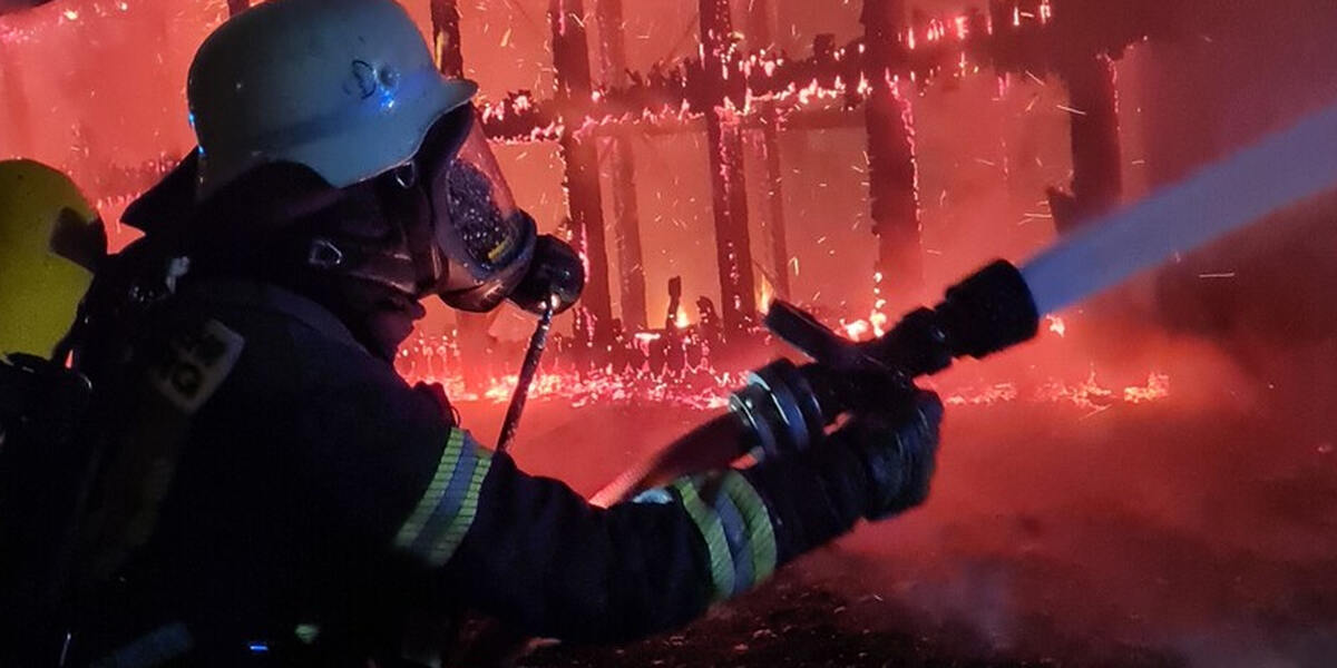 Großbrand Königsbrunn: 700.000 Euro Schaden