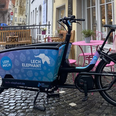 Wer möchte ein gebrauchtes E-Lastenbike? Augsburger Verleihservice verkauft vorherige Generation