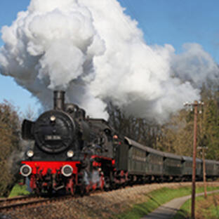 Ausflug mit der Ammersee Dampfbahn von Augsburg nach Utting am Ammersee