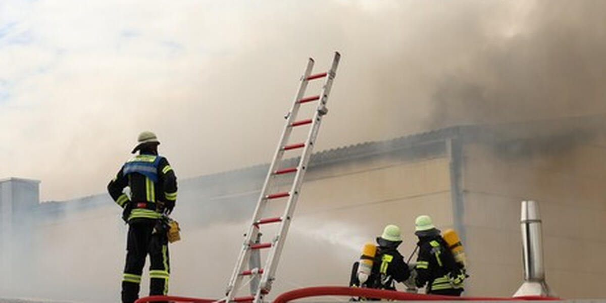 Großbrand in Dinkelscherben