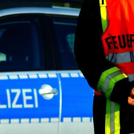 Holzchaos auf der A96 bei Wiedergeltingen