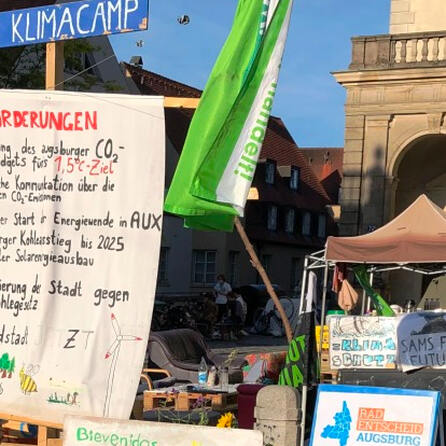 Augsburger Klimacamp zieht um