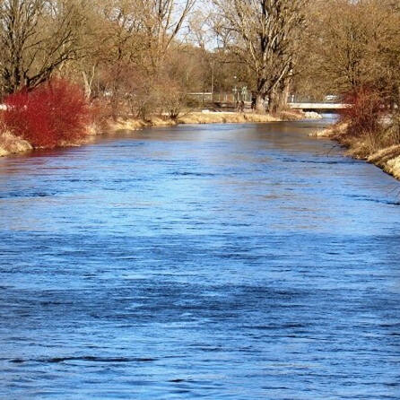 Großputz im Augsburger Wertachkanal: Im Schlamm steckt sogar ein Polstersessel