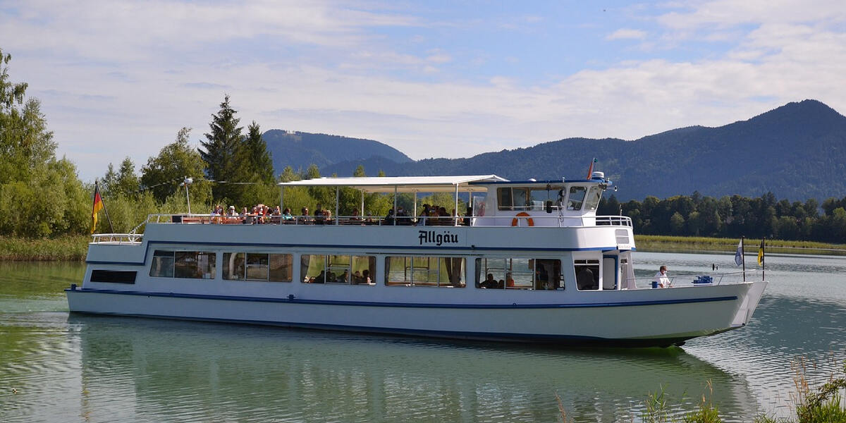 Zu wenig Wasser: Start der Forggensee-Schifffahrt verschoben