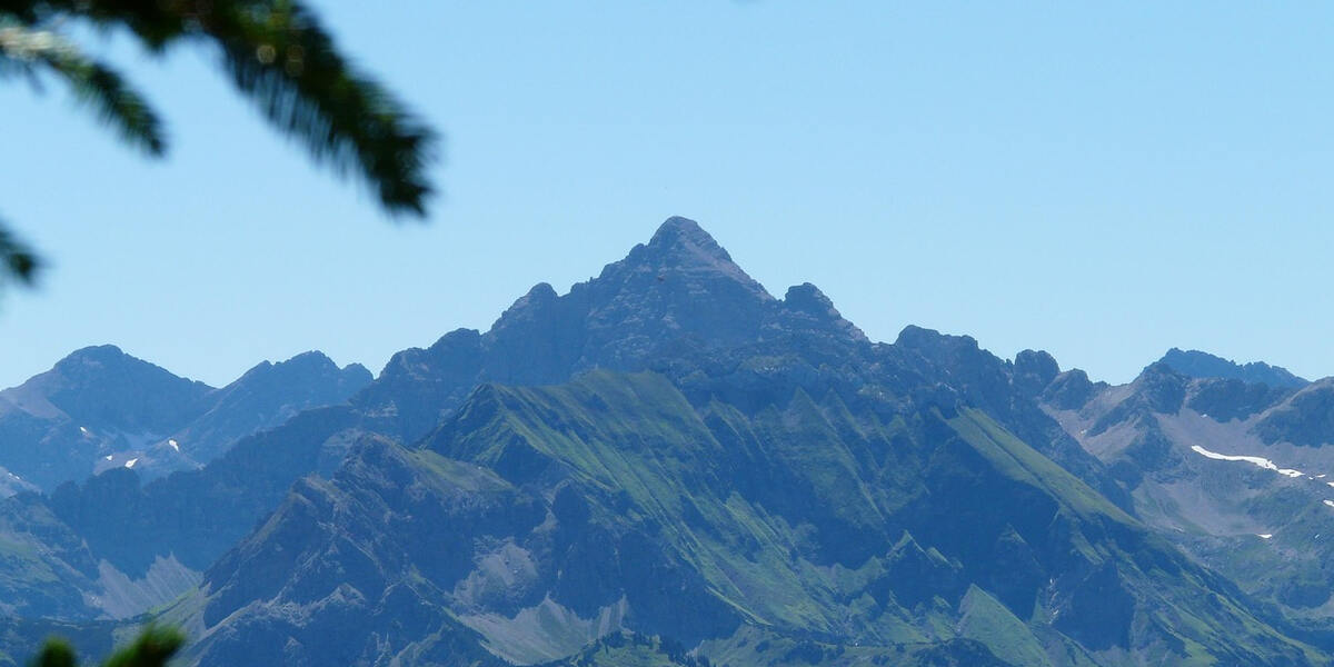 Bergsturzgefahr am Hochvogel im Allgäu