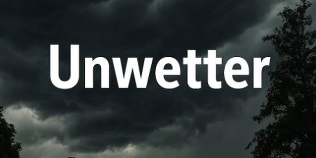 Unwetter-Alarm in Augsburg und im Allgäu