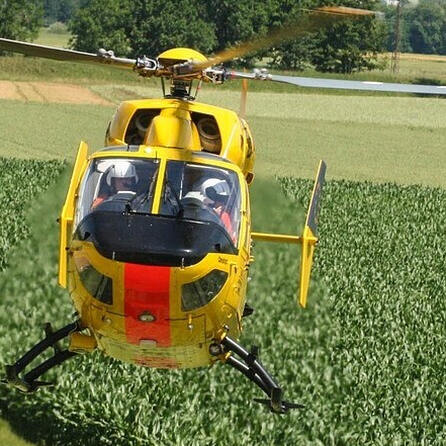 Schwerer Unfall eines Segelflugzeugs bei der Landung in Roßhaupten