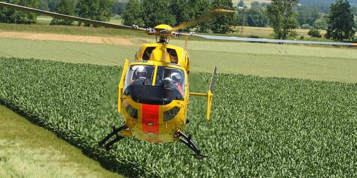 Schwerer Unfall eines Segelflugzeugs bei der Landung in Roßhaupten