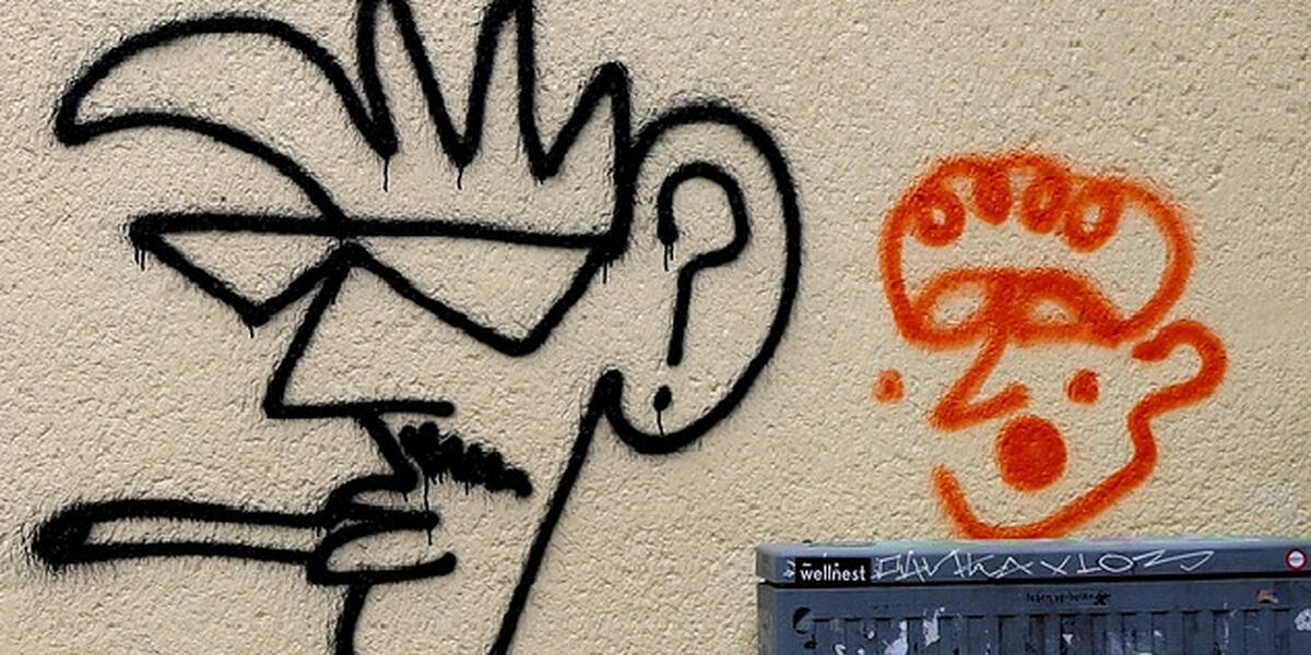 Graffiti in Augsburgs Altstadt: Ein wachsendes Problem