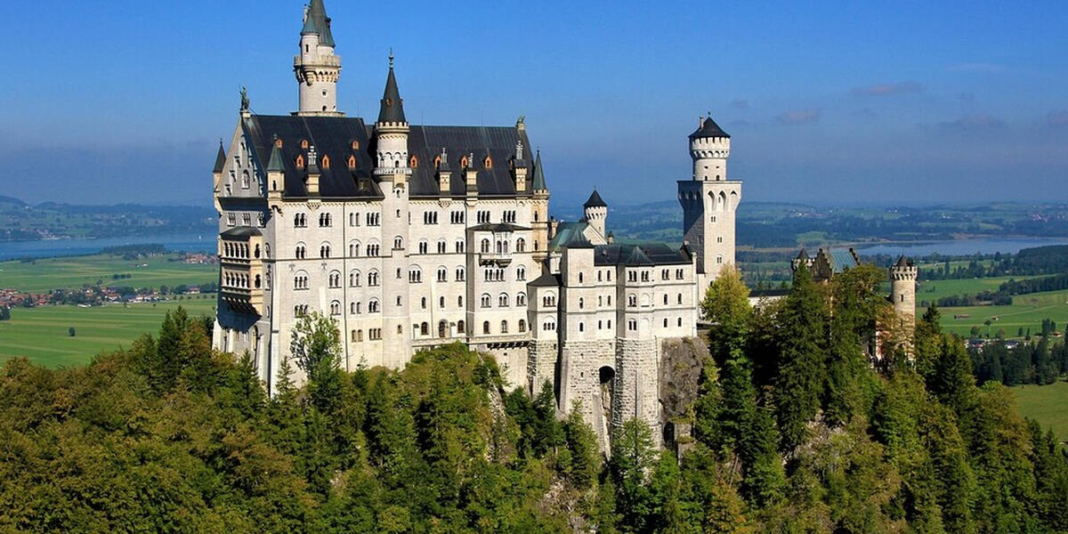 Schloss Neuschwanstein bei Füssen ist meistgeklickt!