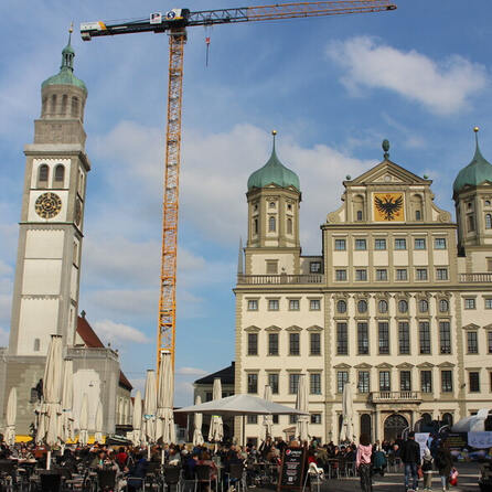 Augsburg: Perlachturm-Info-Pavillon wird am Montag eröffnet