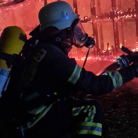 Großbrand Kirchhaslach: 150.000 Euro Schaden