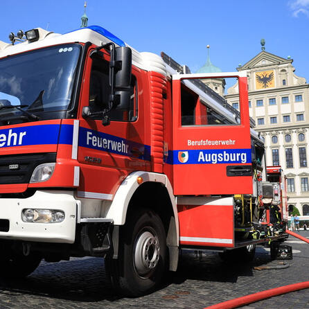 Aktionswoche der Augsburger Berufsfeuerwehr zum Thema Brandschutz