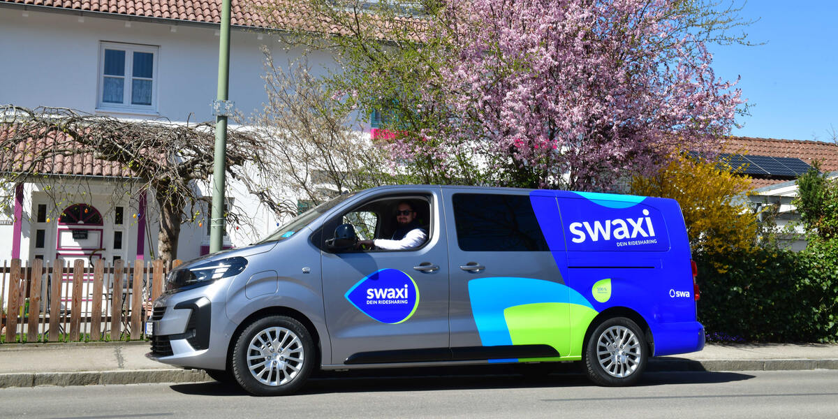 Der Ridesharing-Dienst swaxi der Stadtwerke Augsburg wird teurer