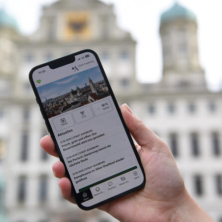 Stadt Augsburg in der Hosentasche: Kostenlose App startet