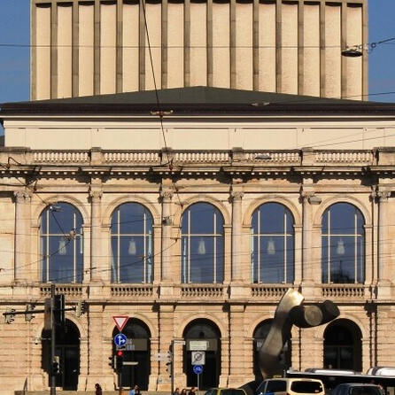 Betretungsverbot Baustelle Großes Haus Staatstheater Augsburg: Asbestfund?
