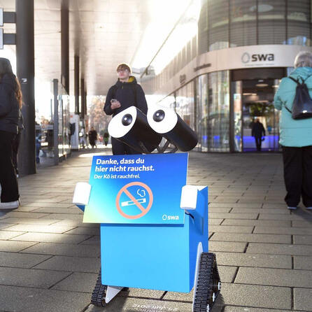 Stadtwerke Augsburg starten neue Respekt-Kampagne für rauchfreie Haltestellen
