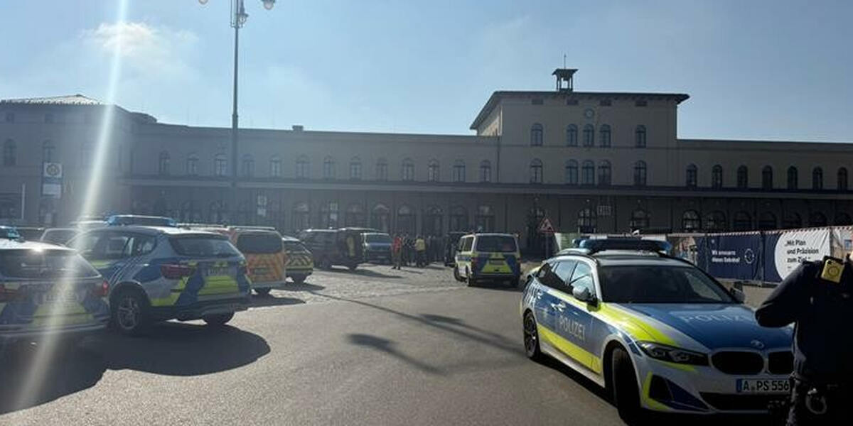 +++UPDATE+++ Augsburger Hauptbahnhof wieder freigegeben - keine Gefahr