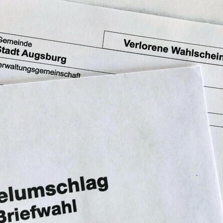 Kommunalwahl in Augsburg, Schwaben, Allgäu, Bayern: Am Sonntag gilt's