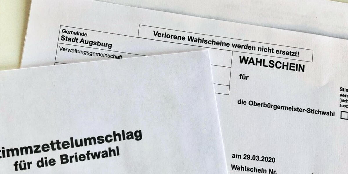 Kommunalwahl in Augsburg, Schwaben, Allgäu, Bayern: Am Sonntag gilt's