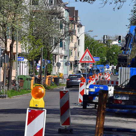 Lückenschluss PLUS in Augsburg: Rosenaustraße ab Montag für umfangreiche Bauarbeiten gesperrt