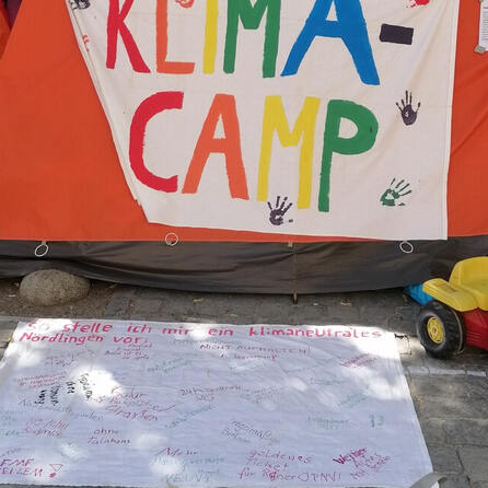 Pop-Up-Camp ist zurück: Augsburger Klimacamp postiert sich im Wittelsbacher Park