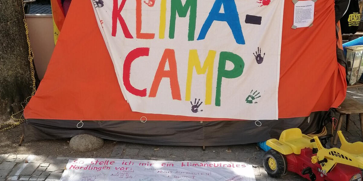 Pop-Up-Camp ist zurück: Augsburger Klimacamp postiert sich im Wittelsbacher Park