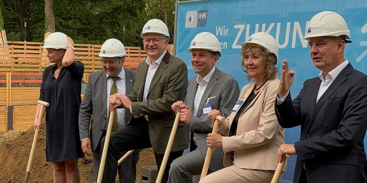 IHK Schwaben/Augsburg: Spatenstich für 40-Millionen-Projekt
