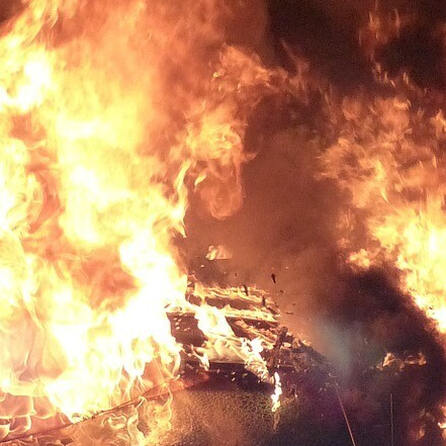 Großfeuer: Traditionsreiche Alpe Mohr bei Oberstaufen vollständig zerstört