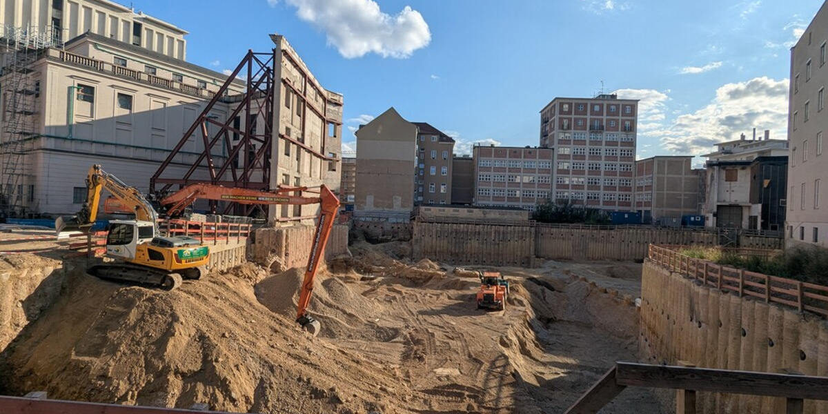 Großbaustelle Staatstheater Augsburg: Archäologische Arbeiten abgeschlossen