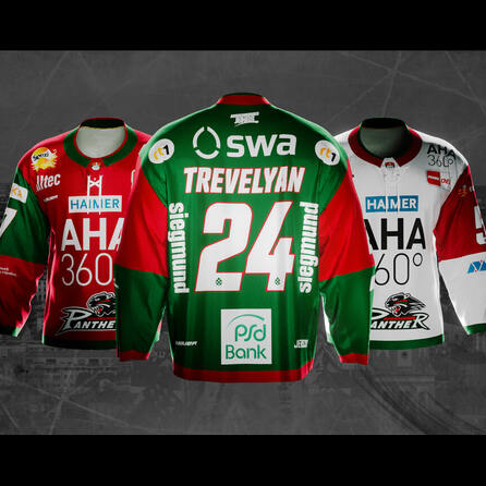 Augsburger Panther präsentieren Trikots für neue Saison