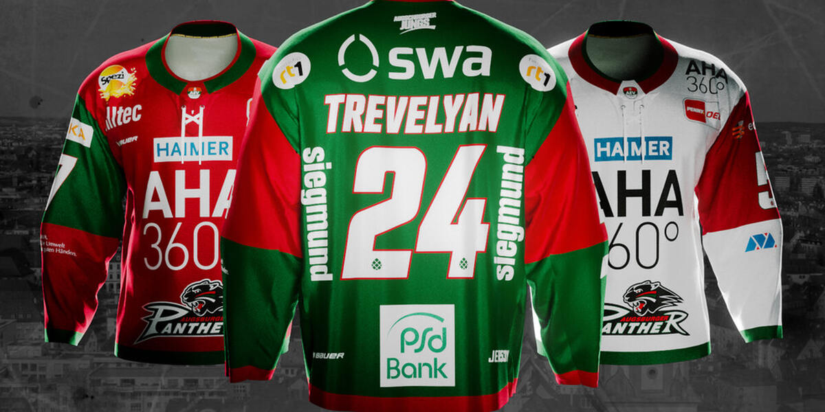 Augsburger Panther präsentieren Trikots für neue Saison