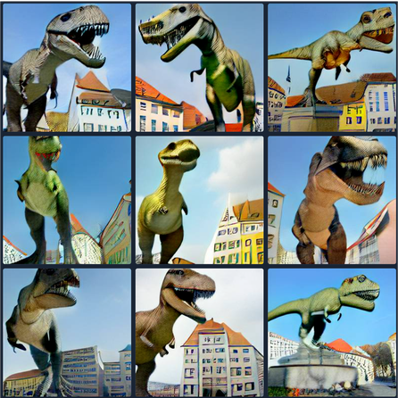 T-Rex läuft durch Augsburg: DALL E mini machts möglich