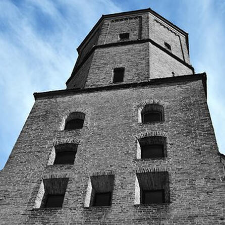 Sanierung des Jakobertors. Umleitungen eingerichtet.
