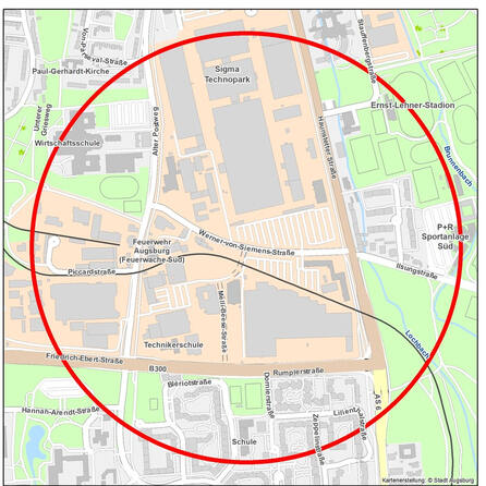 Fliegerbombe im Hochfeld in Augsburg: Es wird evakuiert