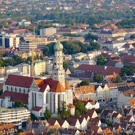 Dreharbeiten für Actionserie in der Augsburger Innenstadt